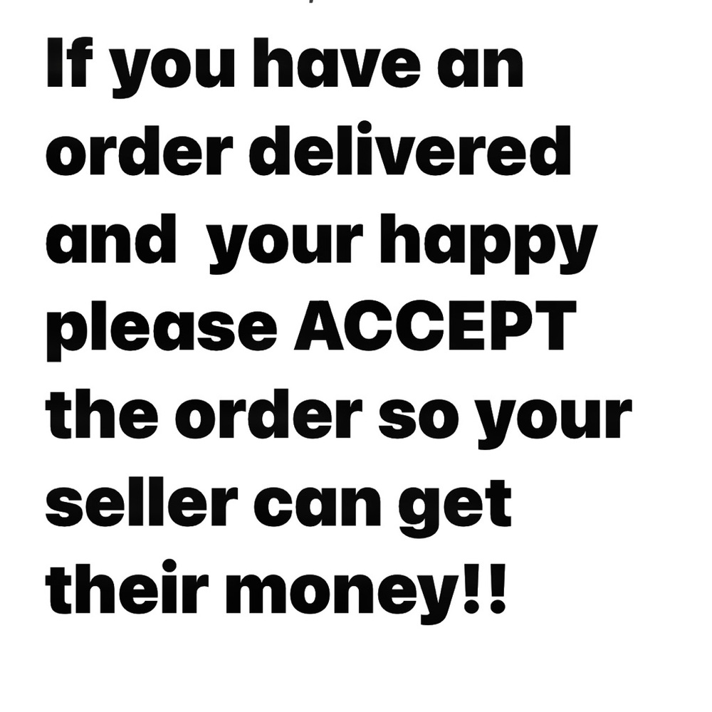 Accept your order